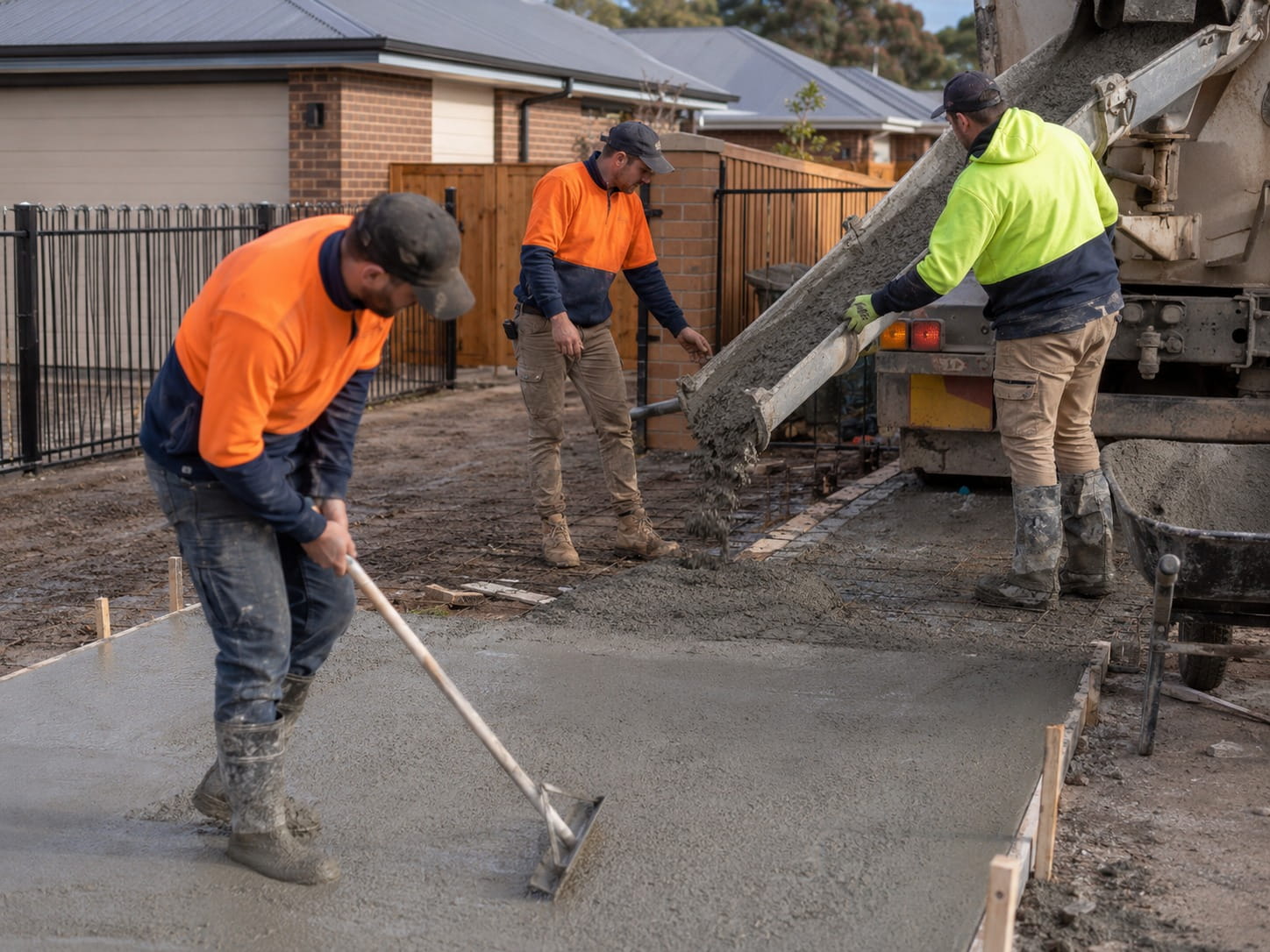 Expert concrete driveway contractors delivering quality work in Perth