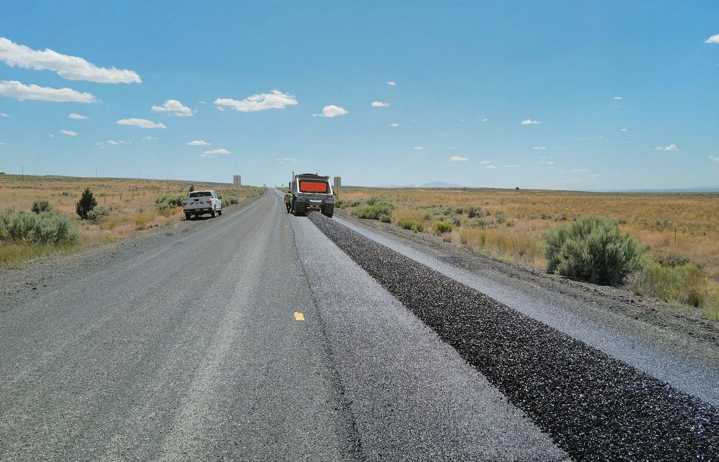 Asphalt Concrete worksite detail in a Western Australian setting